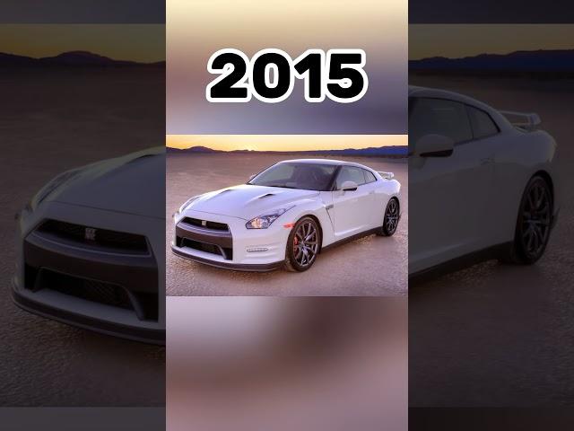 Evolution of nissan gtr (1990/2024)#nissan #nissangtr #automobile #evolution #supercar #viral #short