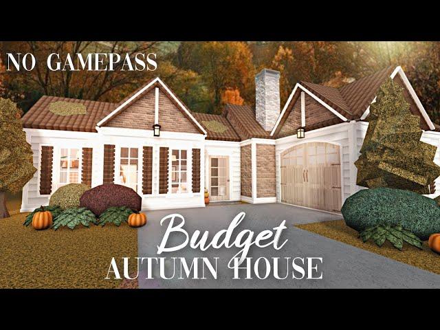 Roblox Bloxburg - No Gamepass Budget Autumn House - Minami Oroi