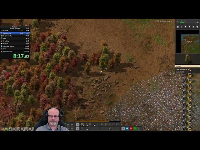 Factorio Default Settings Speedrun WR 2:19:12