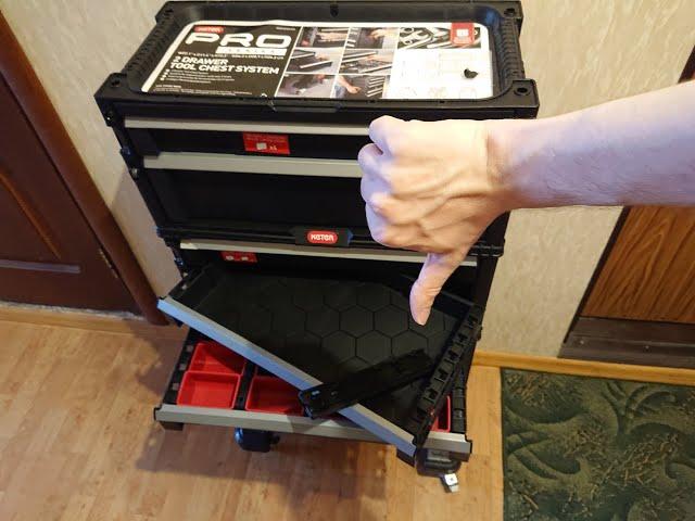 Проблемы тумбы для хранения инструмента Keter DRAWER