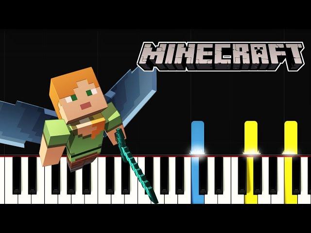 Subwoofer Lullaby - C418 | Minecraft (PIANO TUTORIAL)