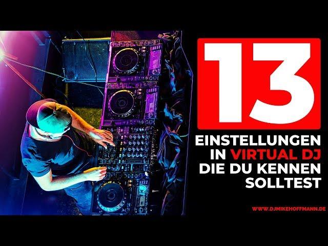 Diese Virtual DJ Einstellungen solltest du kennen | Pitch Lock, Master Tempo, Key, Automix, AutoGain