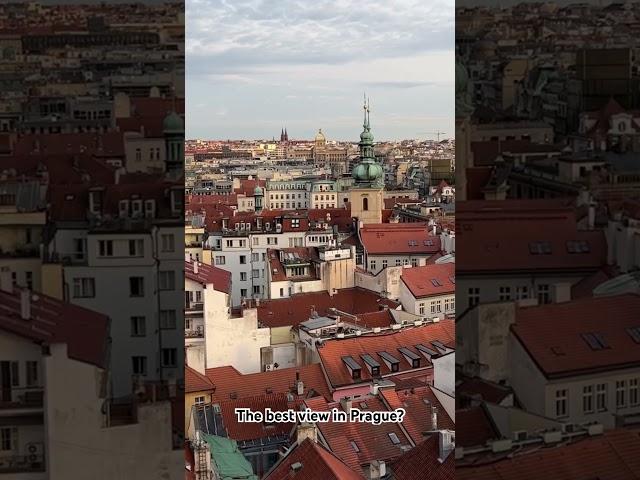 Visiting Prague - the best view in Prague, Czechia. #travel