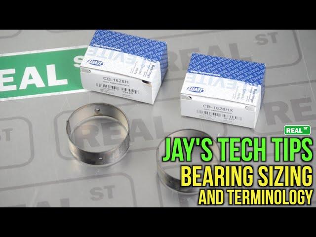 Jay's Tech Tips #41 - Bearing Size and Terminology - Real Street Performance