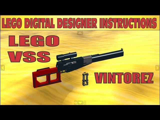 HOW TO MAKE WORKING VSS VINTOREZ FROM LEGO | INSTRUCTION + PARTLIST | № 191