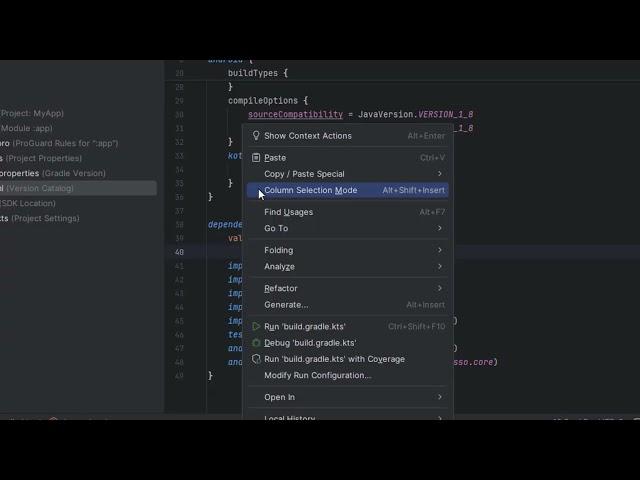 How to add dependencies to Android Studio's new Gradle(Version Catalogs)