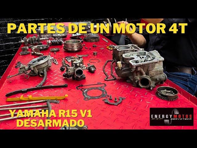 PARTES DE UN MOTOR 4T  (Yamaha R15 V1Desarmado)