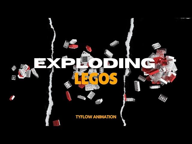 How To Create Exploding Lego Animation In Tyflow | Full 3D Animation In 3ds Max & V-Ray Tutorial