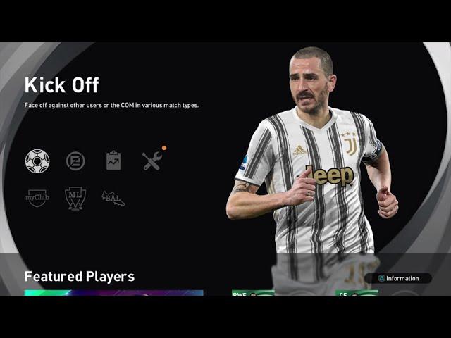 HOW to SETUP JUVENTUS THEME in PES 2021|| My Club || PES 2021