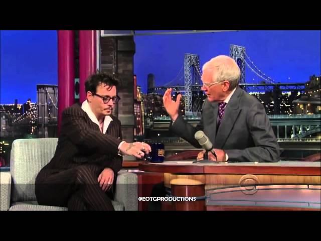 Johnny Depp - David Letterman Full Interview (June 2013)