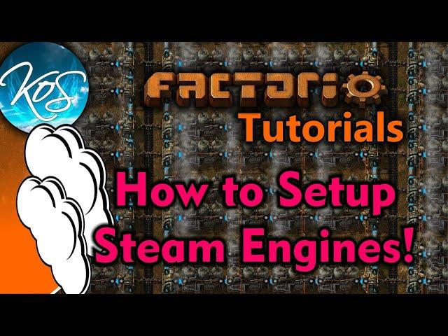 Factorio: HOW TO SET UP STEAM ENGINES, BOILERS - Perfect Ratio, Tutorial