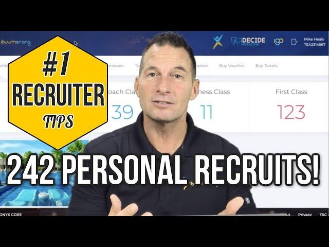  iBuumerang Opportunity : Mike Healy : Number One Recruiter Shows You How