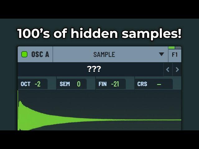 Serum 2's hidden sample library..