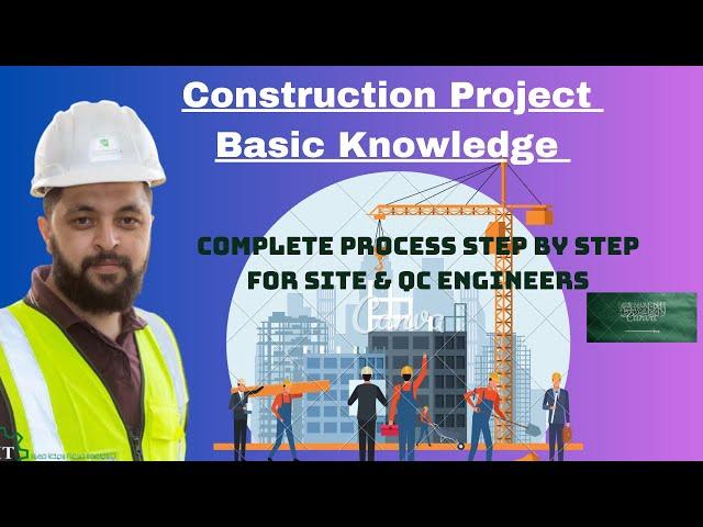 Basic Knowledge of a Construction Project from Bedding to Handling Over  in Saudi Arabia|Urdu/Hindi.