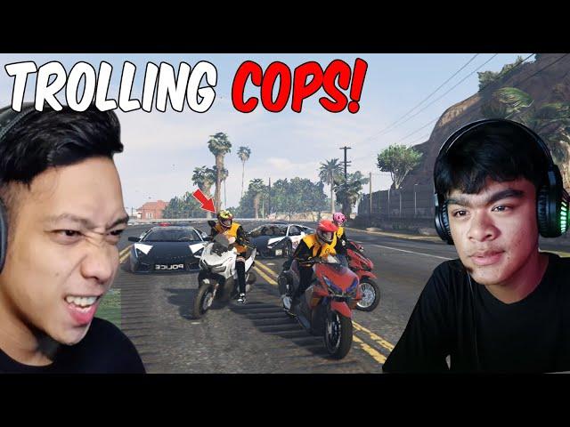 INTENSE 'TROLLING COPS' Using ADV, CLICK and AEROX in INTRACON CITY! ft. @EricsonPauloYT||Karlitzz