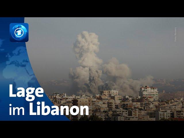 Nahost: Israelische Luftangriffe auf den Libanon