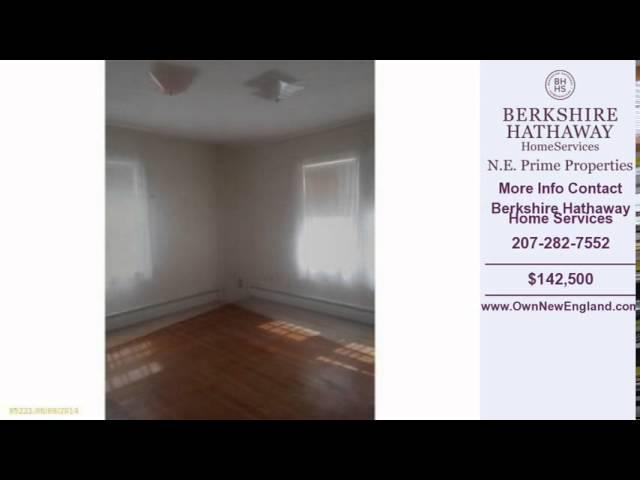 Homes For Sale Biddeford ME Real Estate $142500 1008-SqFt 2-Bdrms