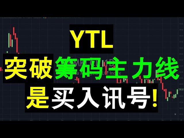 YTL 突破筹码主力线是买入讯号!