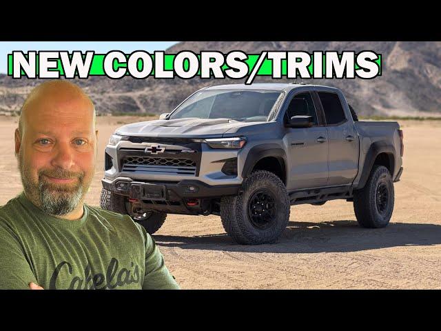 2025 Chevy Colorado New Colors - GMC Canyon Breaks Up Trim Levels