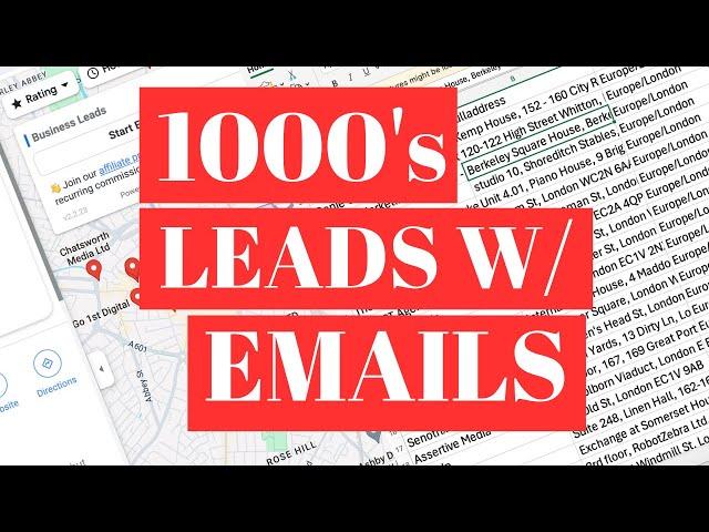 Google Map Data Scraping | Lead Generation | Extract Emails from Google Maps