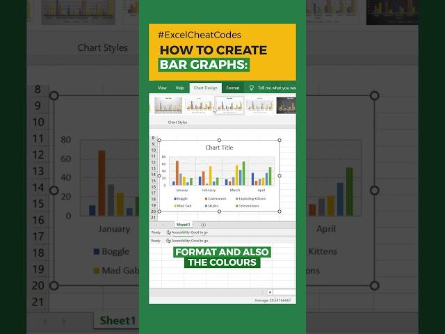 Excel: How to Create Bar Graphs? @ZellEducation @Zell_Hindi