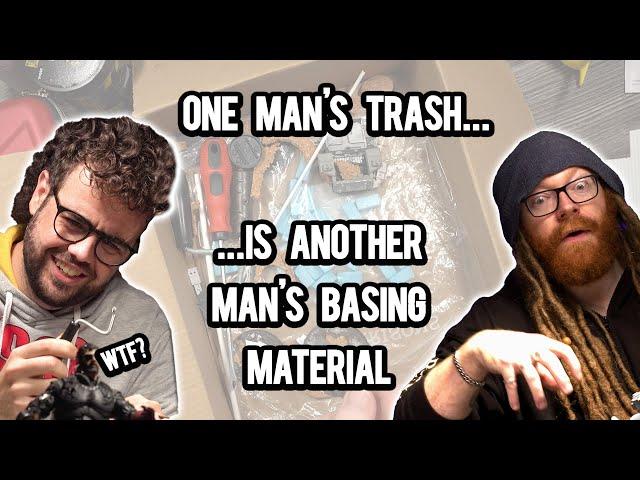 Making Our First Warhammer Base FROM TRASH