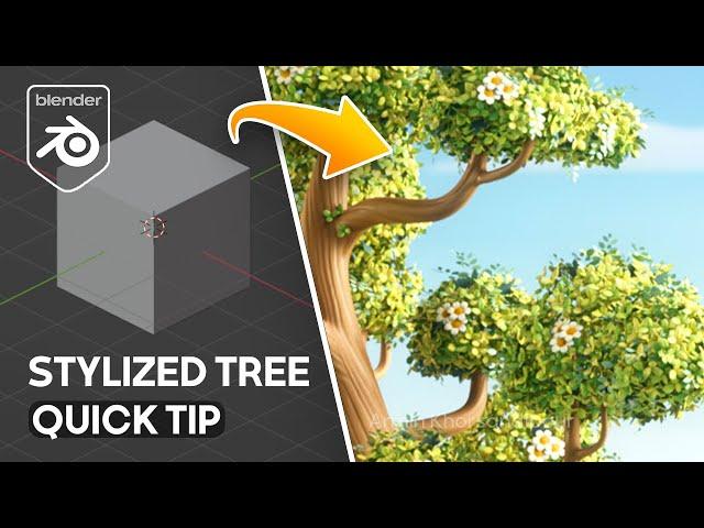 How to make a stylized tree - Blender Tutorial