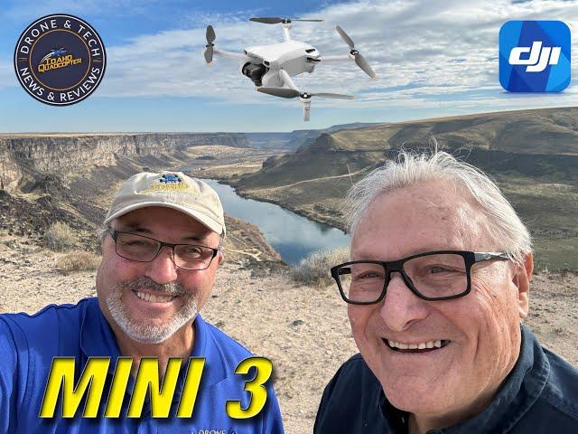 DJI Mini 3 at the Snake River Canyon with Special Guest Ted Bohlman