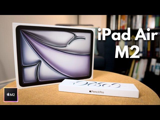 iPad Air M2 Unboxing & Setup (with Apple Pencil Pro)