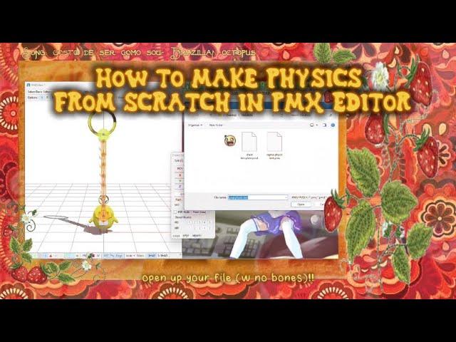 [MMD-PMX Tutorial] Adding physics from scratch!