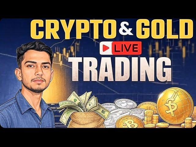 27 May | LIVE Bitcoin & Gold Trading | Live Trading #livetrading #crypto #shorts