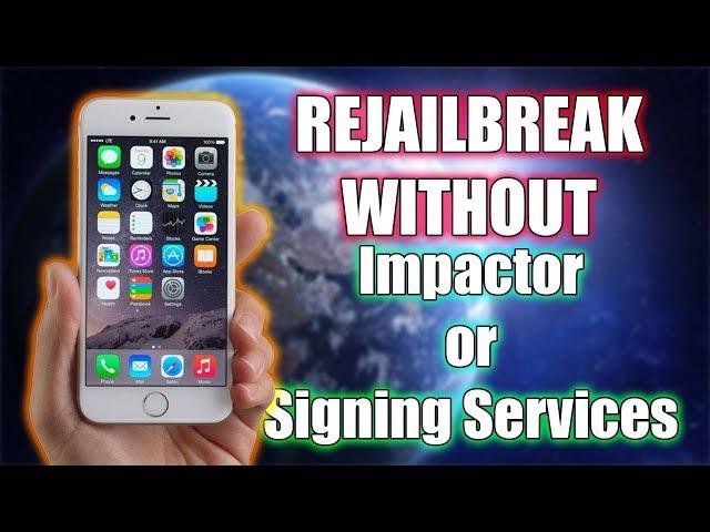 Tutorial: REJAILBREAK WITHOUT Cydia Impactor / Signing Services | ALL iDevices