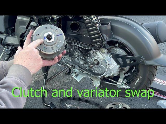 2022 Honda Navi-Variator, Clutch and wedge weight upgrade