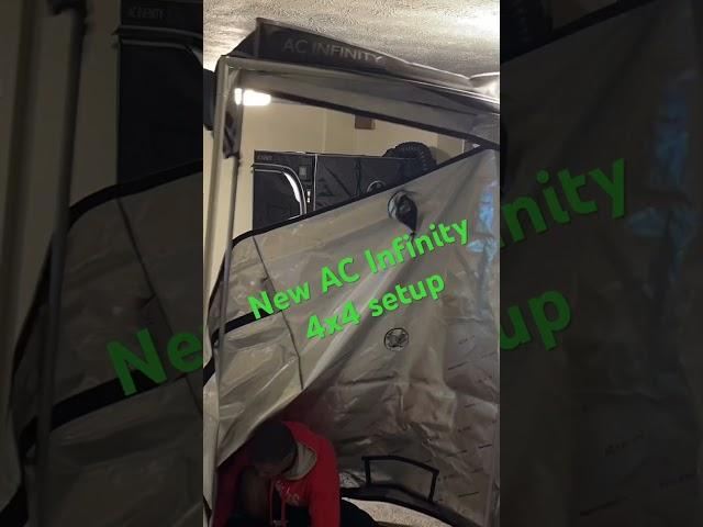 AC Infinity 4x4 tent setup