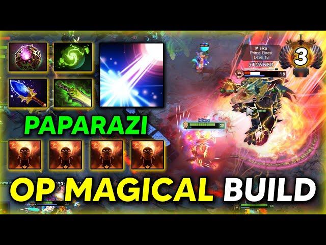 BECOME OP MID By Paparazi Lina With Full of Magical Build EPIC One Shot Laguna Kill | 7.37e DOTA 2