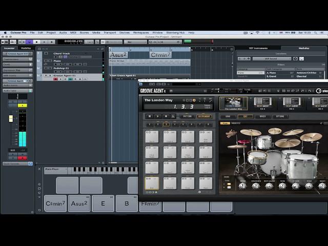 Media Bay, Chord Track, Chord Pads and Groove Agent | Make Music with Cubase Pro 8