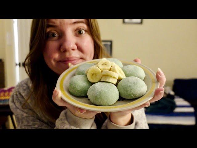 ASMR MUKBANG - Mochi & Bananas (Mouth Sounds for Sleep & Rest)