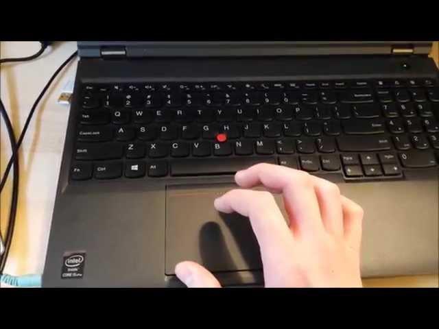 How to properly use the new Lenovo touchpads/trackpads