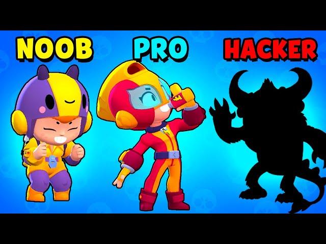 NOOB vs PRO vs HACKER - Brawl Stars