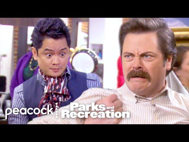 Ron's unlikely friendship | Parks and Recreation