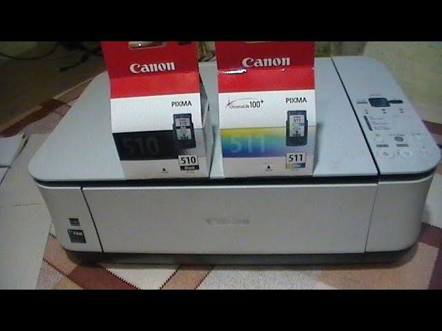 Устанавливаем новые картриджи в струйный принтер МФУ Canon MP250