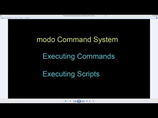 Command System : Executing Commands and Scripts.