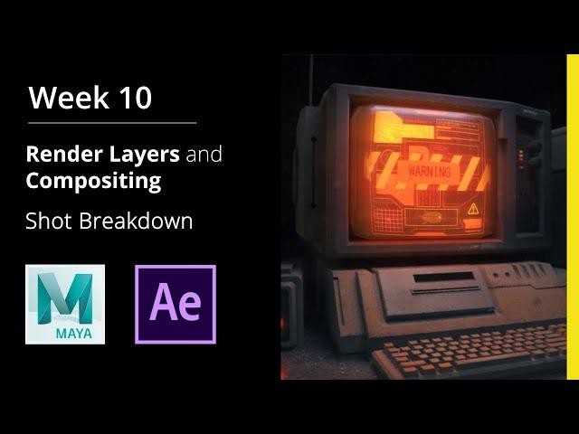 Compositing Workflow between Maya and After Effects (Shot Breakdown)