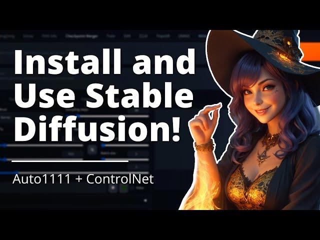 How to Install and Use Stable Diffusion - automatic1111 with ControlNet Tutorial