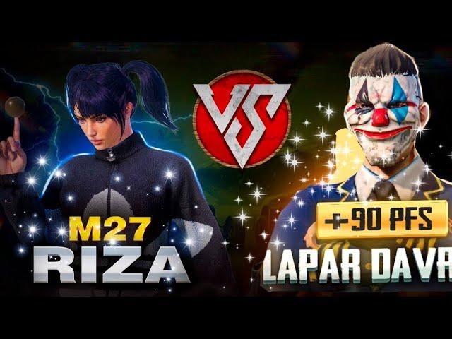 M27 RIZA VS LAPAR DAVRON |1x1| M24 RIZA YUTKAZDIMI  KO'RAMIZ‼️ #pubg #pubgmobile #riza