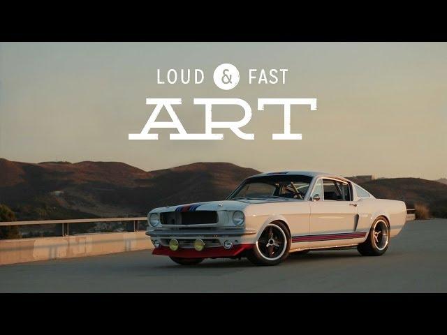 The Martini Mustang is Loud & Fast Art