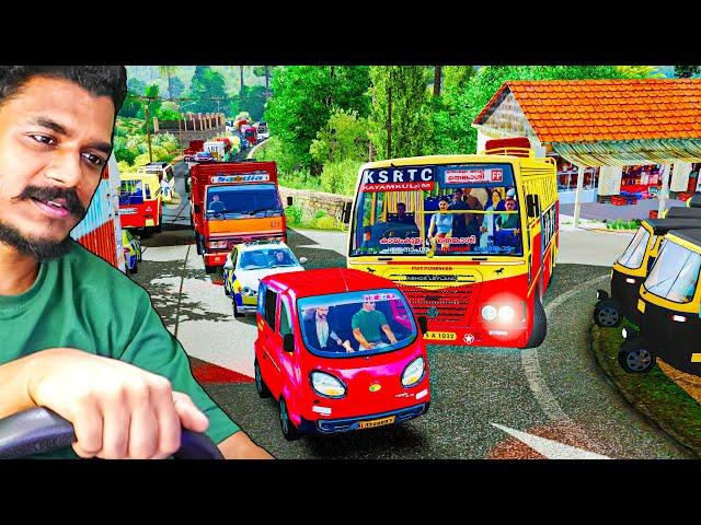 KSRTC RACE IN KERALA മഴ പെയ്യുമോ  ACCIDENT 