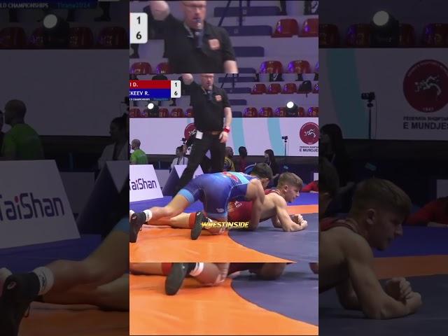 Этот кыргыз порвал всех на чемпионате мира️ #wrestling #grecoromanwrestling