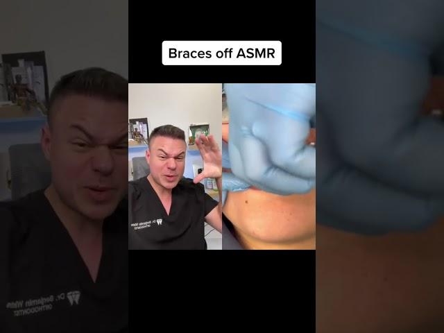 Braces Off ASMR #shorts