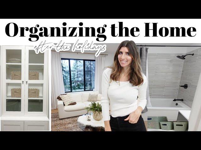 Organizing After Christmas / Simple Home Organization Ideas / Simplifying the Home